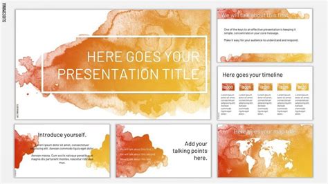 Autumn Watercolor PowerPoint Template