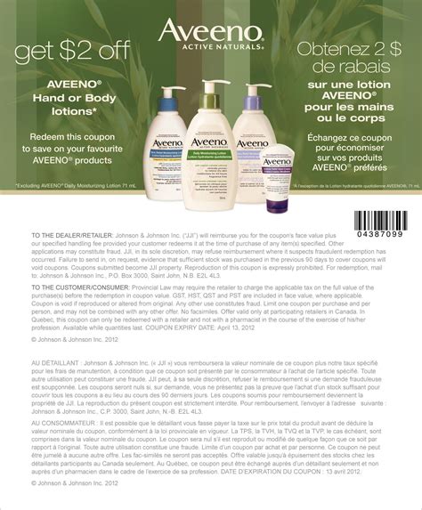 Aveeno discounts and promotions image 6