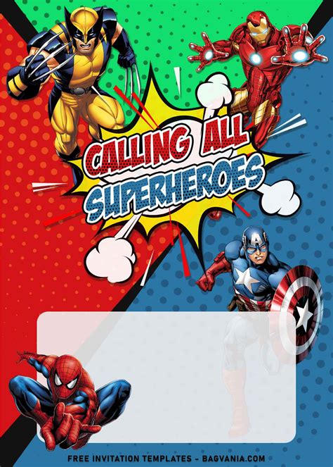 Avengers Flyer Template