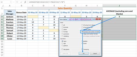 Using Blank Cells with Averageifs