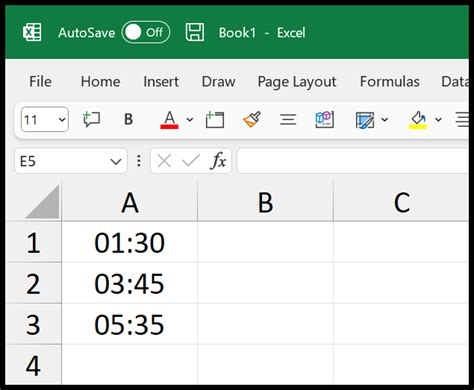 Averaging Times in Excel