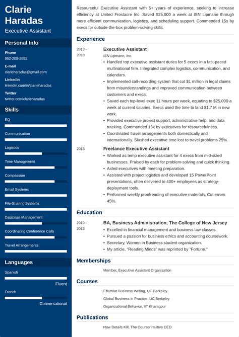 Award-Winning CV Example