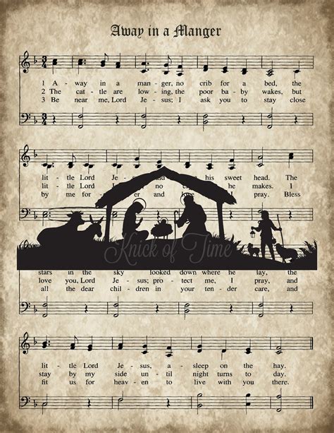 Away in a Manger Christmas Hymns