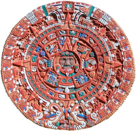 Aztec calendar tattoo design