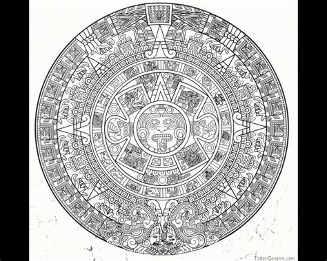 Aztec Calendar Printable