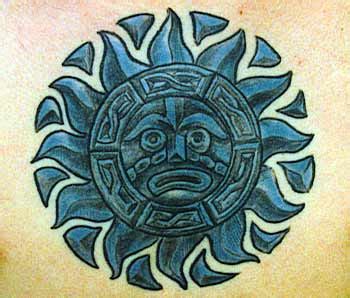 Aztec Sun Tattoo History