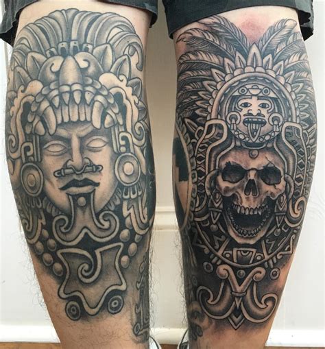 Aztec tattoo art