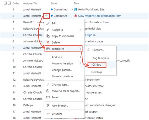 Azure DevOps Template Repository Work Item Templates