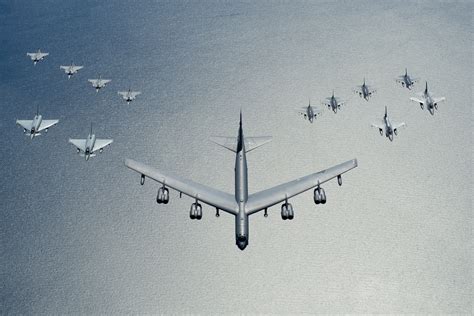 B-52 Bomber Formation