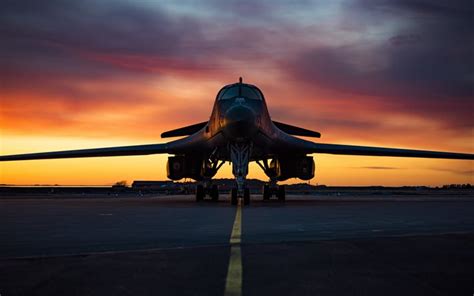 B-1B Lancer at Sunset