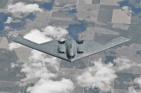 B-2 bomber on display