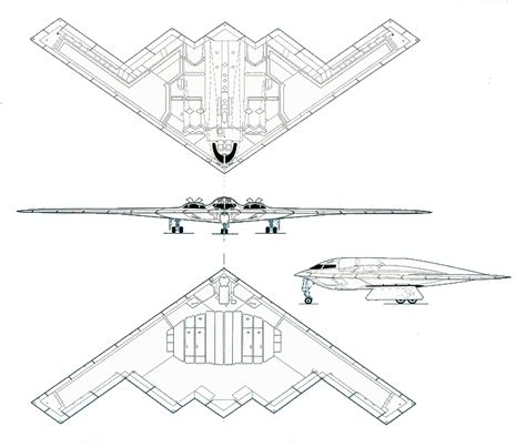 B-2 Spirit schematic