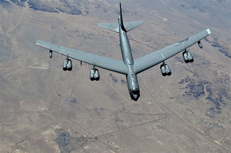 B-52 Bomber Climbing