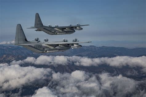 B-52 Bombers in Clouds