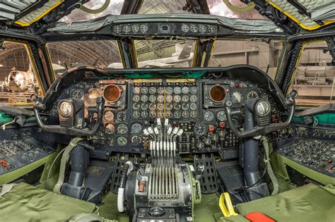 B-52 Stratofortress cockpit view