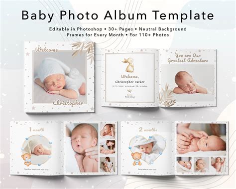 Baby Album Photobook Template