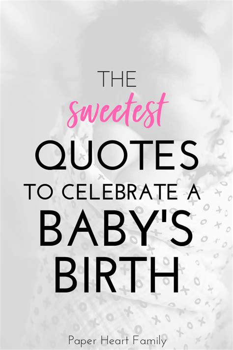 Baby birth announcement quotes