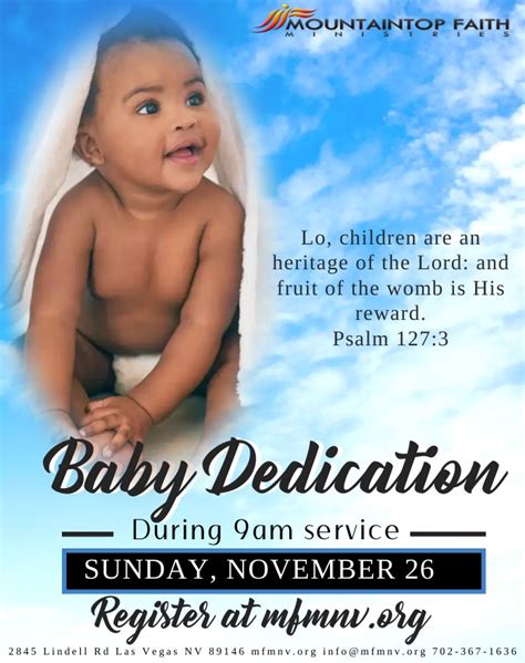 Baby Dedication Ceremony