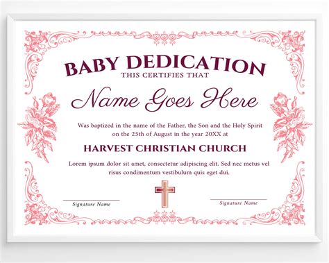 Baby Dedication Template 6