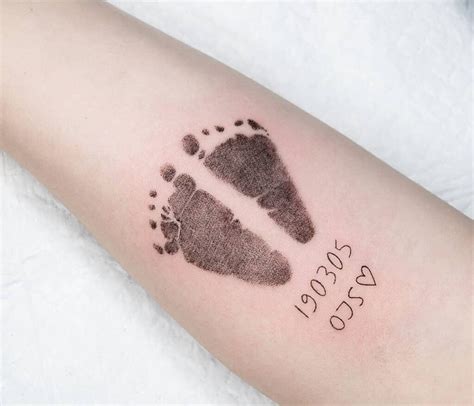 Baby Footprint Tattoo