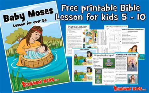 Baby Moses Bible activities