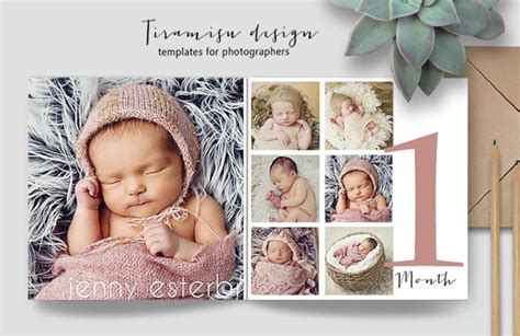 Baby Photobook Template for InDesign