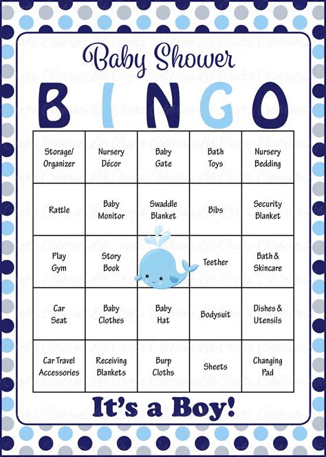 Baby Shower Bingo Ideas