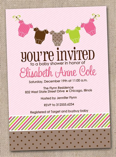 Baby Shower Invitation Ideas