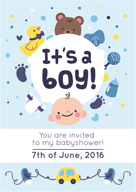 Baby Shower Invitation Template