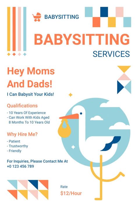 Babysitting Flyer Examples for Teens