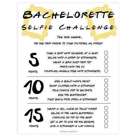 Bachelorette Party Challenge 8