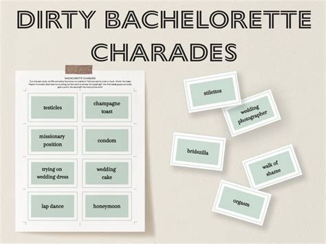 Bachelorette Party Charades