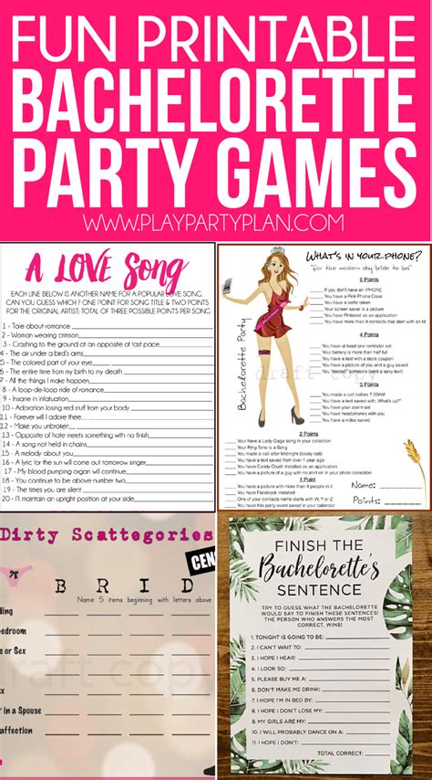 Bachelorette Party Games