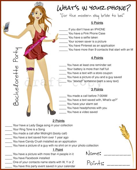 Bachelorette Party Games 4