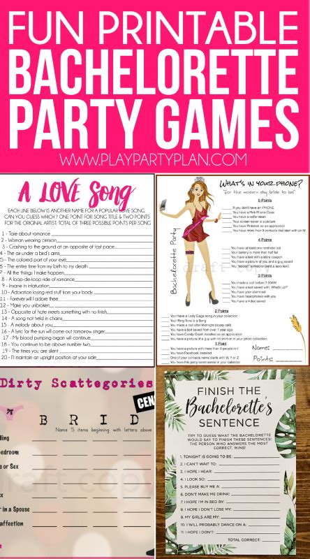 Bachelorette party games for adults