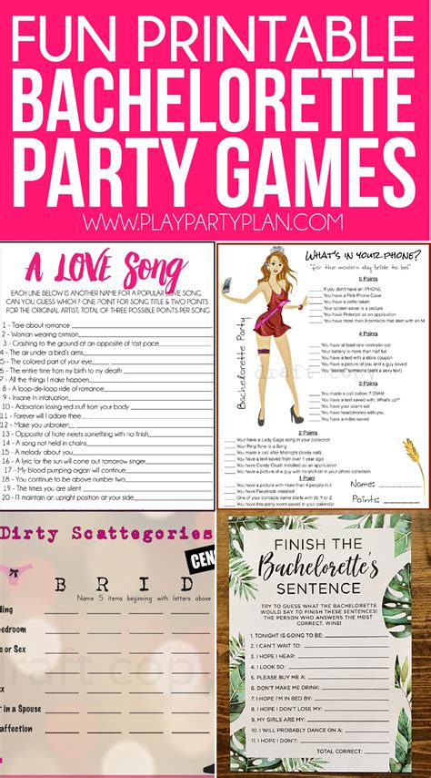 Bachelorette Party Games Ideas Image