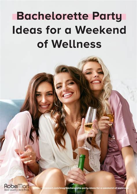 Bachelorette party relaxation and wellness