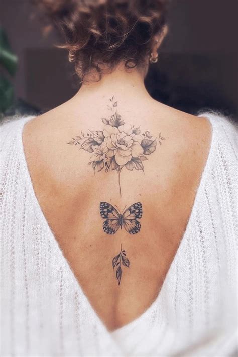 Back Tattoo Designs for Women with Meaning