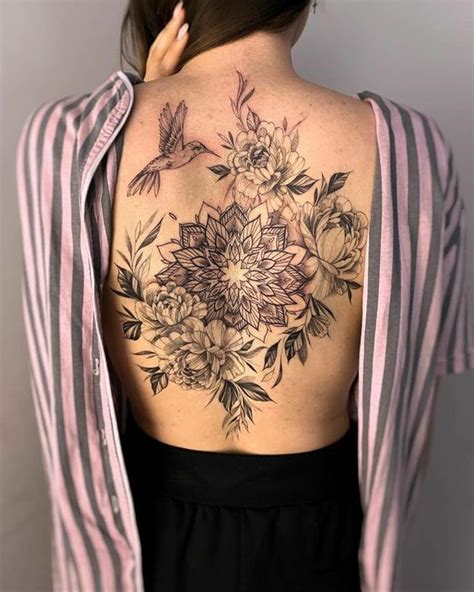 Back tattoo placement and size