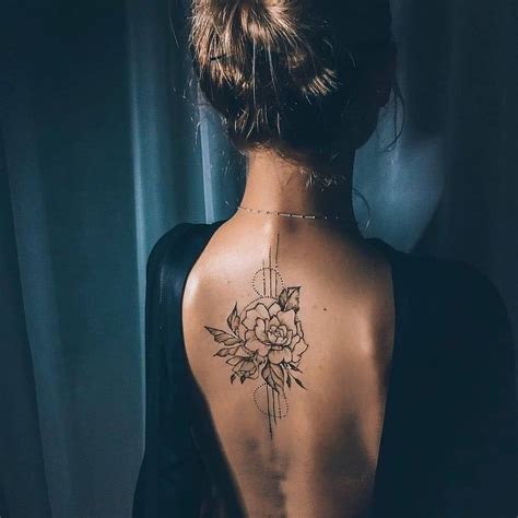 Symbol Back Tattoo for Women