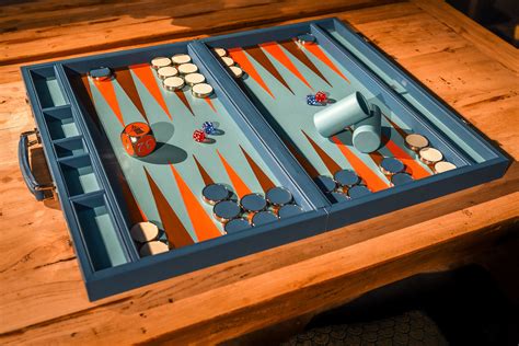 Backgammon board setup