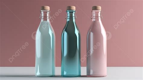 Background bottle template design