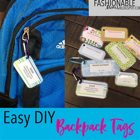 Backpack tag tips