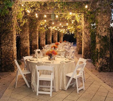 Backyard Christmas party venue with DIY decorations