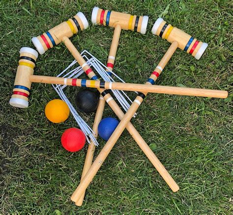 Backyard Croquet Balls and Mallets