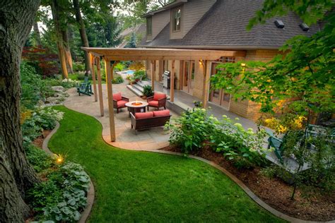 Backyard landscape design