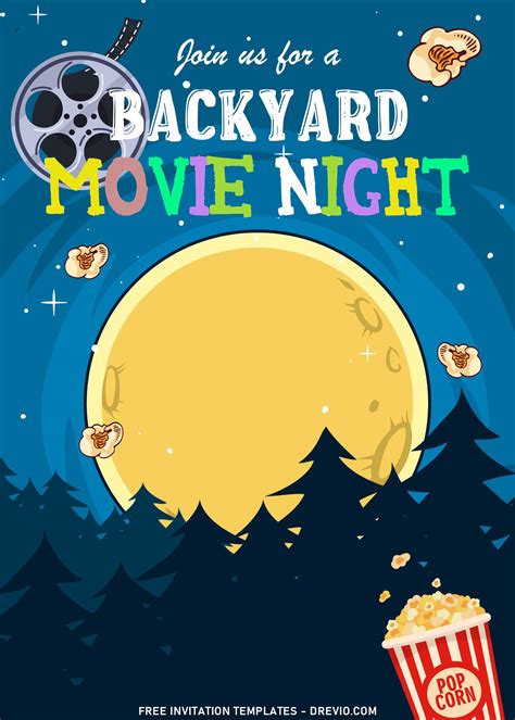 Backyard Party Invitation Template 10