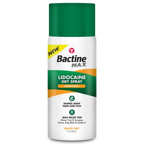 Bactine spray benefits