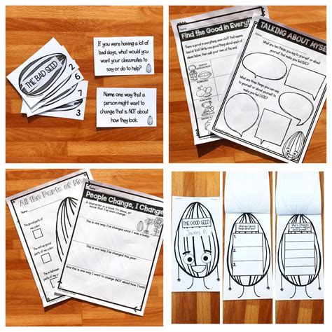 The Bad Seed printable activities for kids