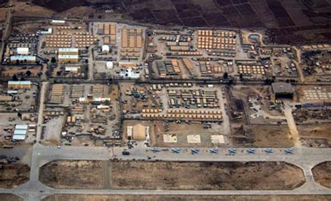 Bagram Air Base in Afghanistan